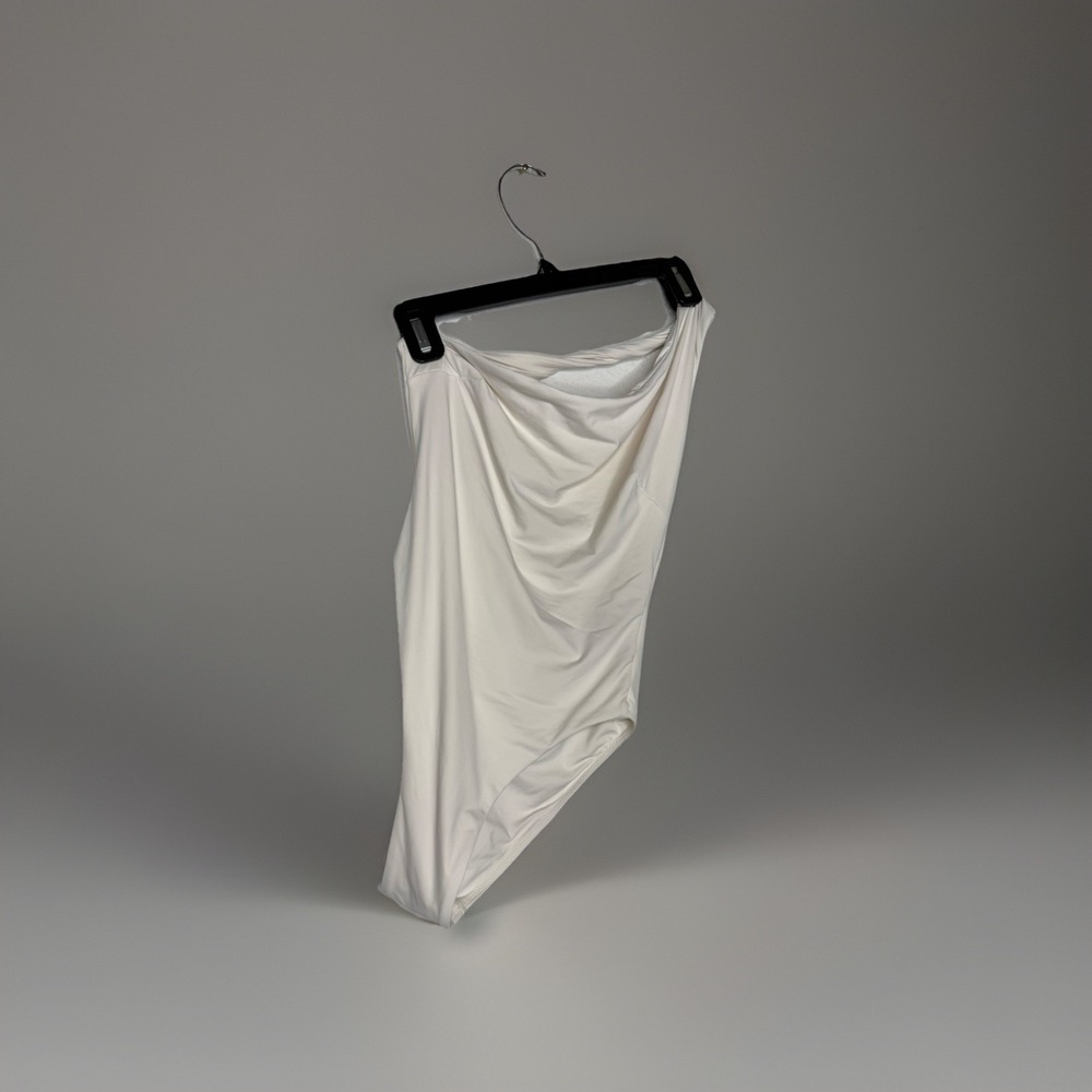 Ziah Asymmetric One Piece Cream Ivory US‎ Size 8